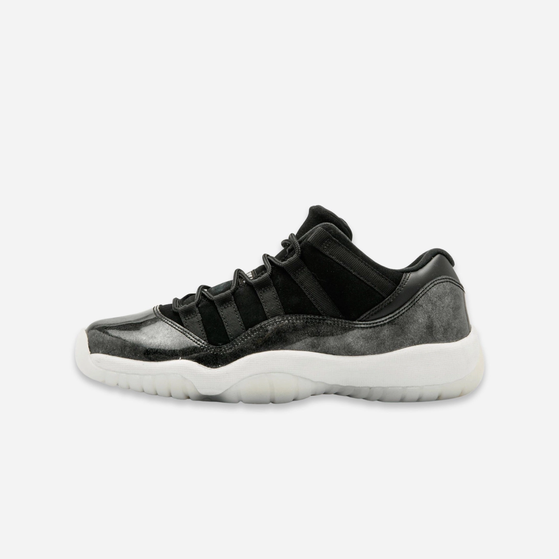 (GS) Air Jordan 11 Retro Low 'Barons' (2017) 528896-010 Air Jordan 11 basketball shoes with patent look