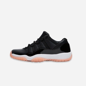 (GS) Air Jordan 11 Retro Low 'Bleached Coral' (2018) 580521-013 Air Jordan 11 basketball shoes with patent look