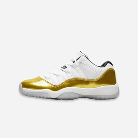 (GS) Air Jordan 11 Retro Low 'Closing Ceremony' (2016) 528896-103 Air Jordan 11 basketball shoes with patent look