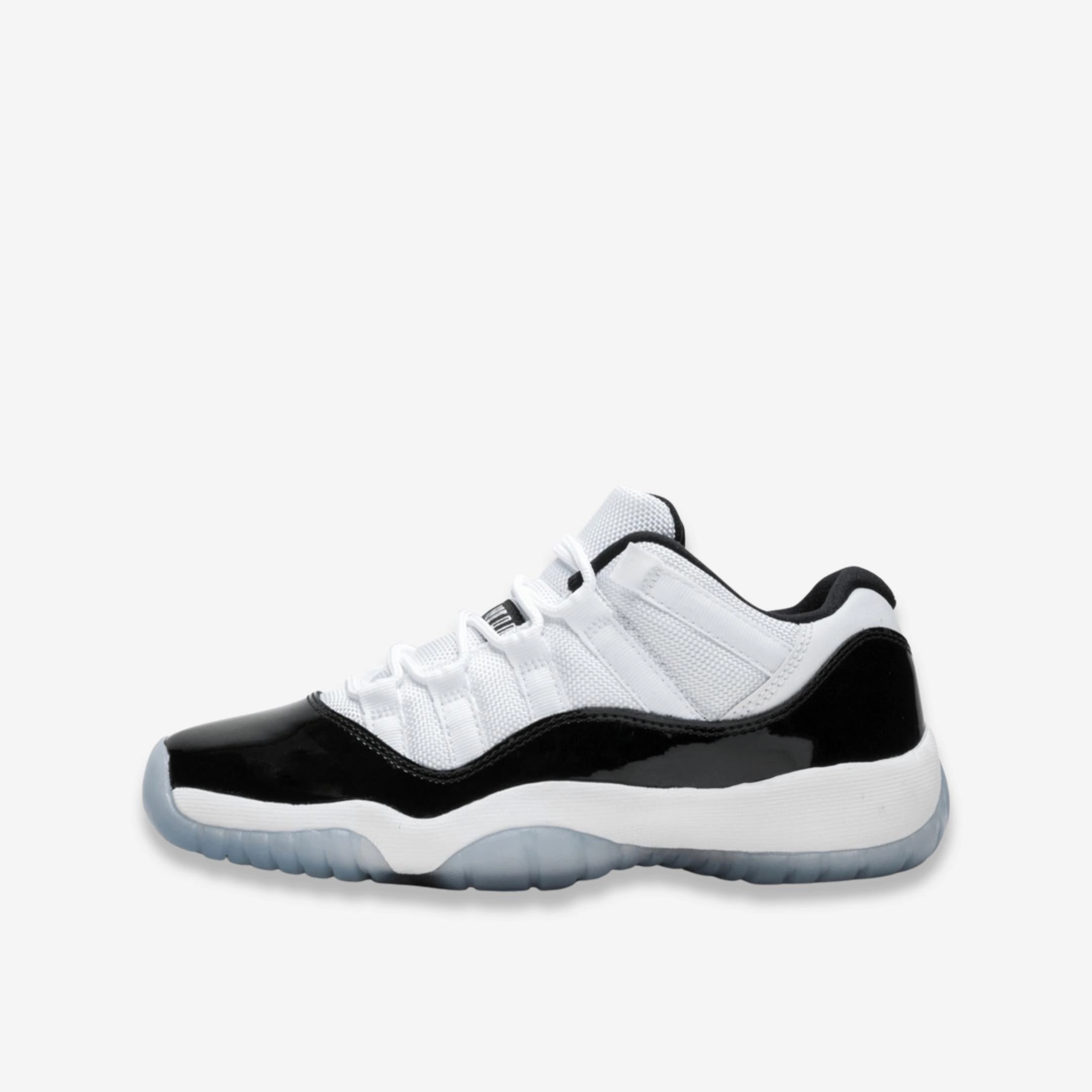 (GS) Air Jordan 11 Retro Low 'Concord' (2014) 528896-153 Air Jordan 11 basketball shoes with patent look