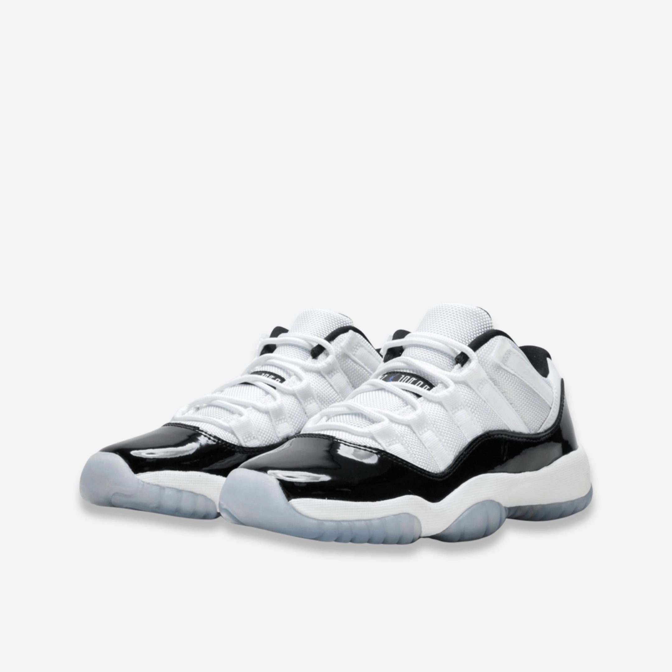 (GS) Air Jordan 11 Retro Low 'Concord' (2014) 528896-153 Air Jordan 11 Patent Basketball Shoes
