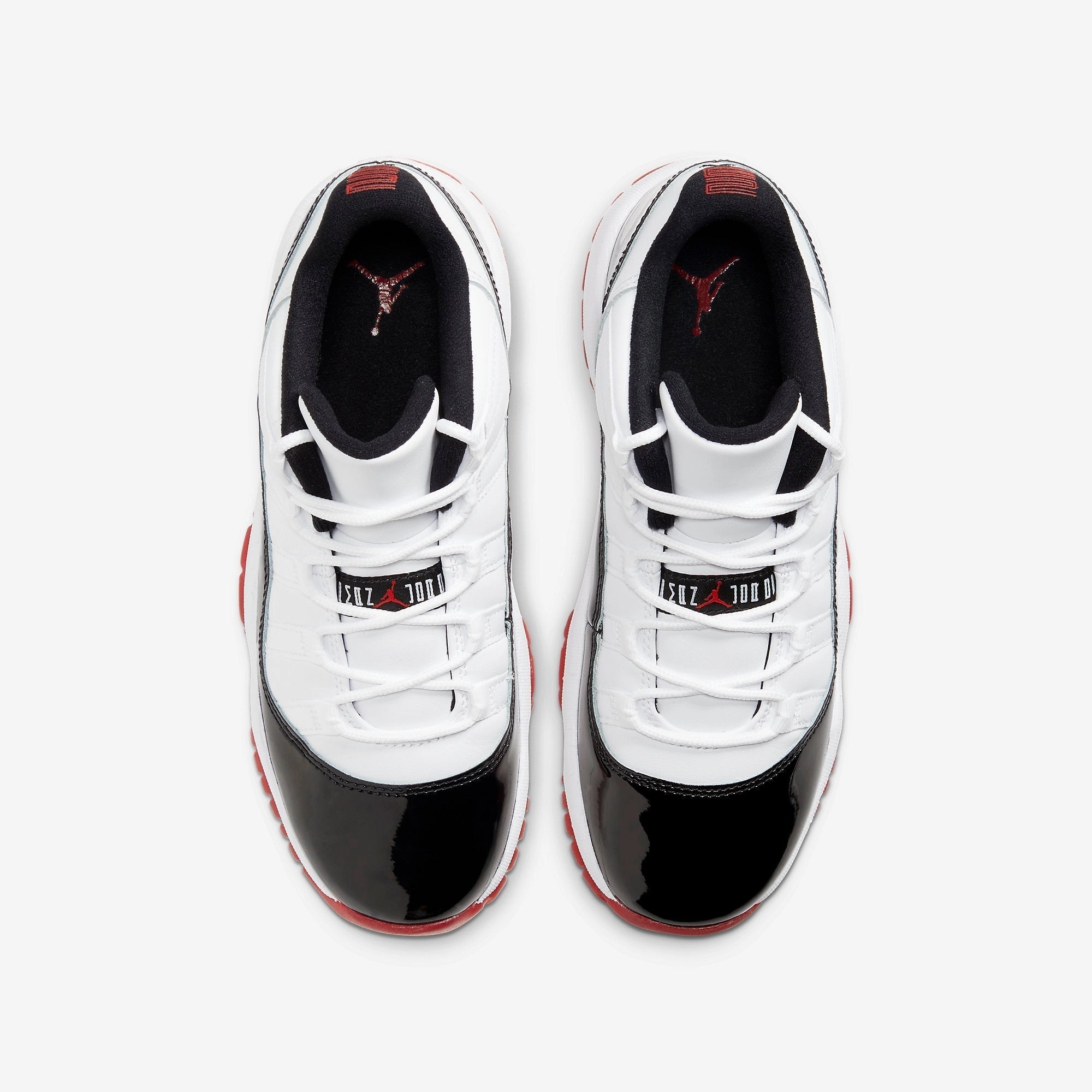 (GS) Air Jordan 11 Retro Low 'Concord Bred' (2020) 528896-160 Air Jordan 11 Patent Basketball Shoes