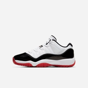 (GS) Air Jordan 11 Retro Low 'Concord Bred' (2020) 528896-160 Air Jordan 11 basketball shoes with patent look