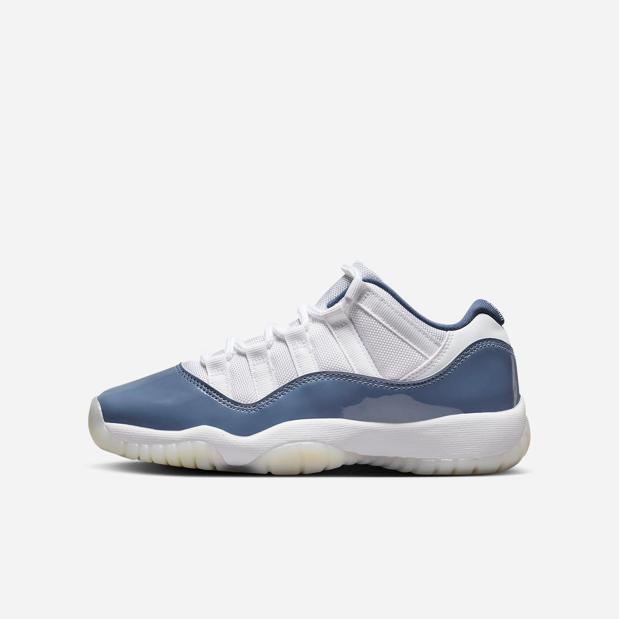 (GS) Air Jordan 11 Retro Low 'Diffused Blue / Midnight Navy' (2024) FV5121-104 Air Jordan 11 basketball shoes with patent look