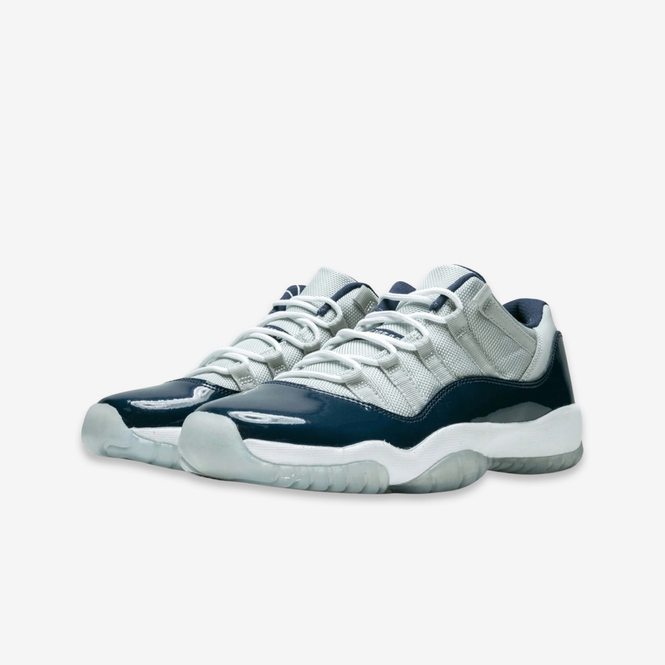 (GS) Air Jordan 11 Retro Low 'Georgetown Hoyas' (2015) 528896-007 Air Jordan 11 Patent Basketball Shoes