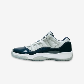 (GS) Air Jordan 11 Retro Low 'Georgetown Hoyas' (2015) 528896-007 Air Jordan 11 basketball shoes with patent look