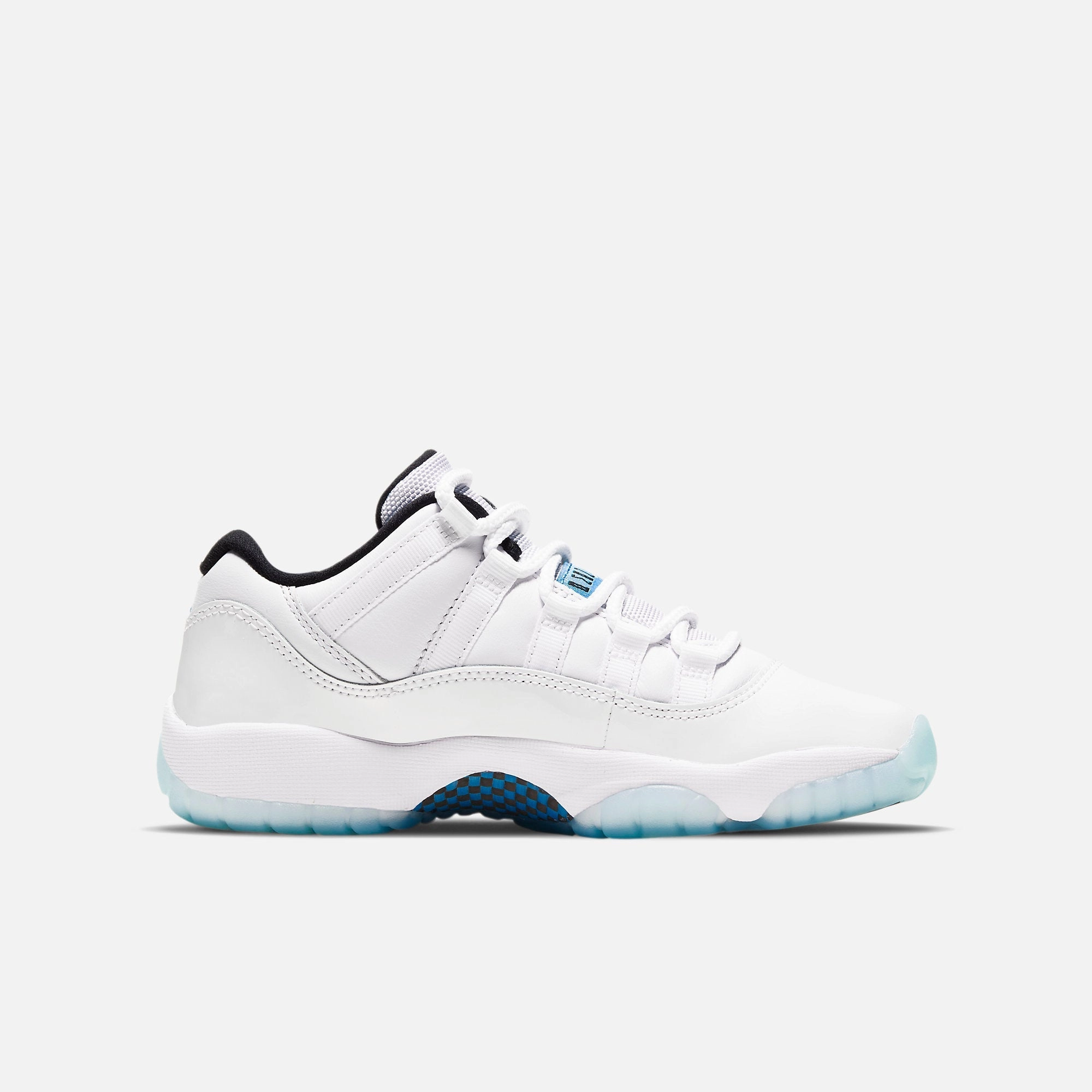 (GS) Air Jordan 11 Retro Low 'Legend Blue' (2021) 528896-117 Air Jordan 11 Patent Basketball Shoes