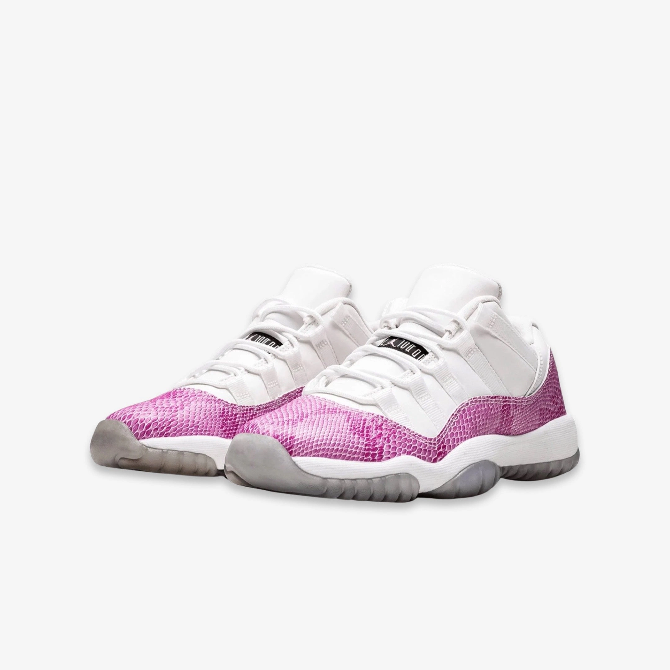 (GS) Air Jordan 11 Retro Low 'Pink Snakeskin' (2013) 580521-108 Air Jordan 11 Patent Basketball Shoes