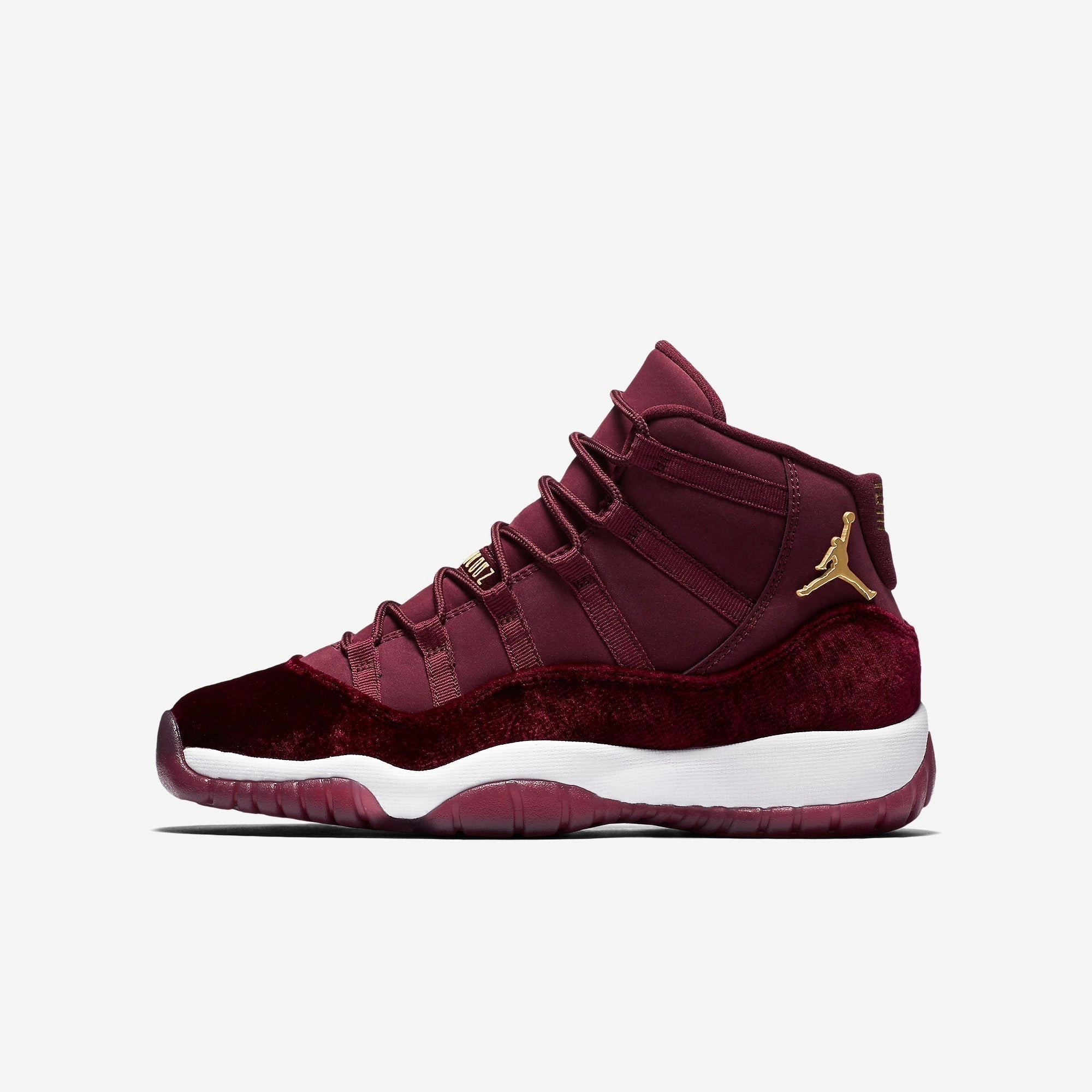 (GS) Air Jordan 11 Retro RL 'Heiress Velvet' (2016) 852625-650 Air Jordan 11 basketball shoes with patent look