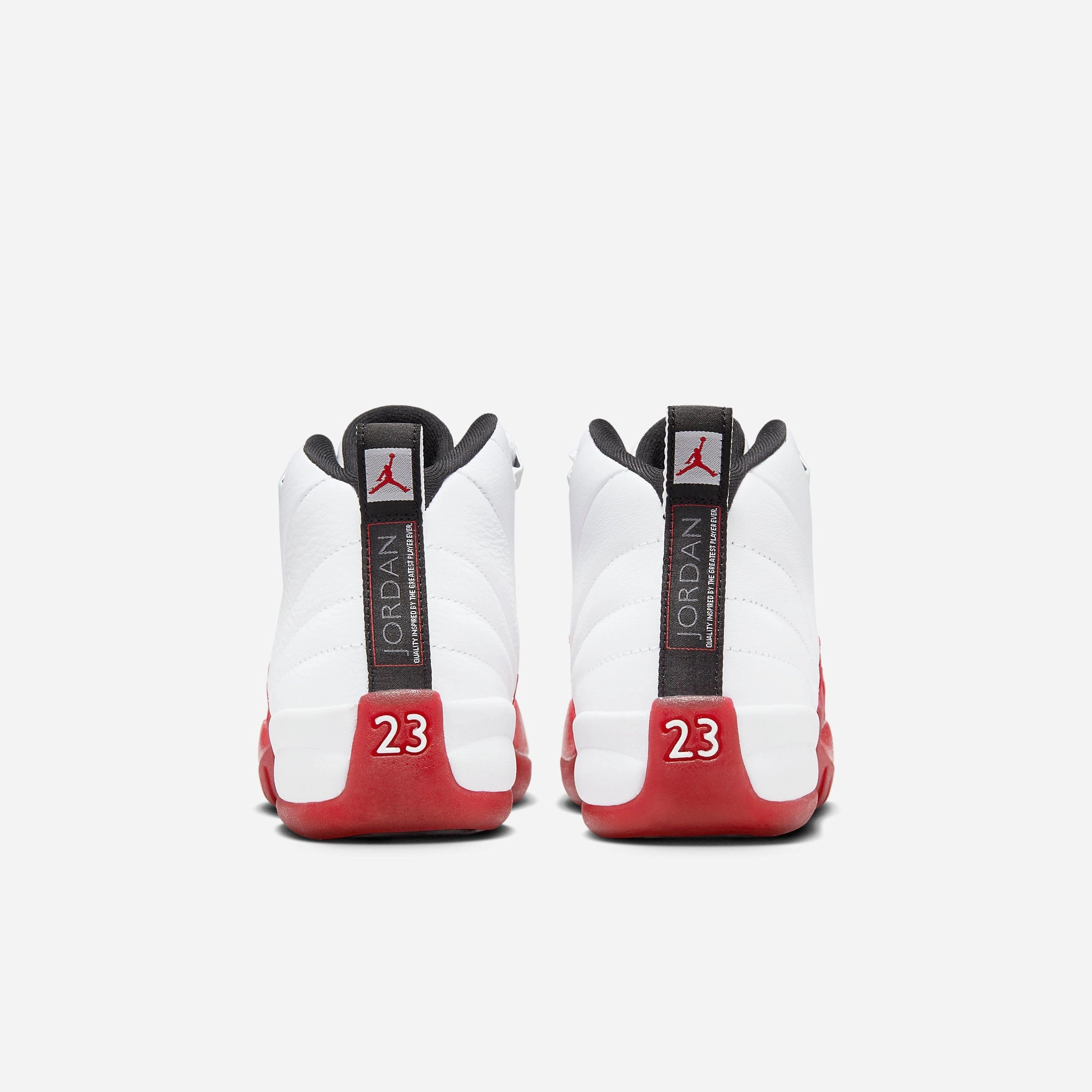 (GS) Air Jordan 12 Retro 'Cherry / Varsity Red' (2023) 153265-116 Air Jordan 12 Game-Ready Sneakers