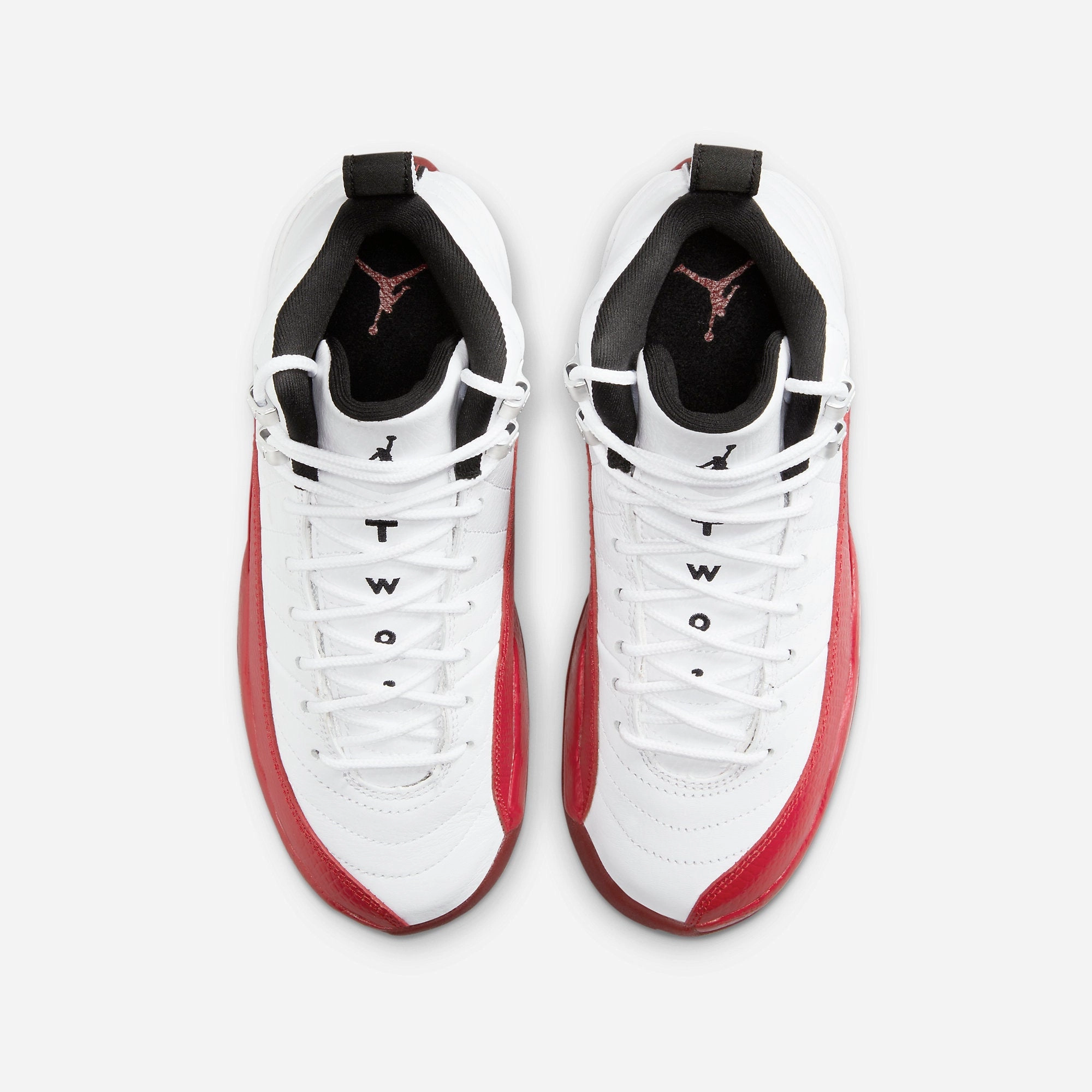 (GS) Air Jordan 12 Retro 'Cherry / Varsity Red' (2023) 153265-116 Air Jordan 12 Game-Ready Sneakers