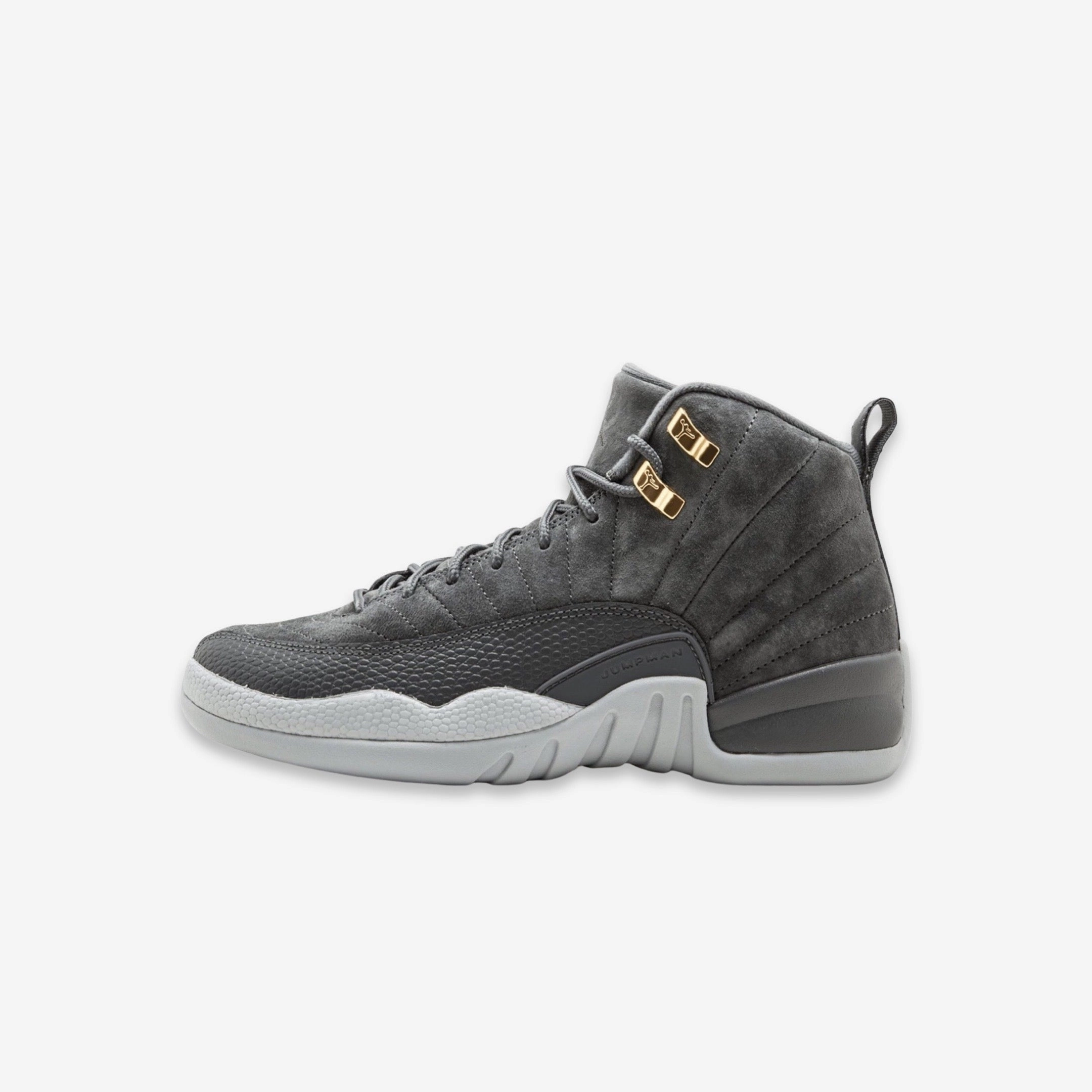 (GS) Air Jordan 12 Retro 'Dark Grey' (2017) 153265-005 Air Jordan 12 performance sneakers for court
