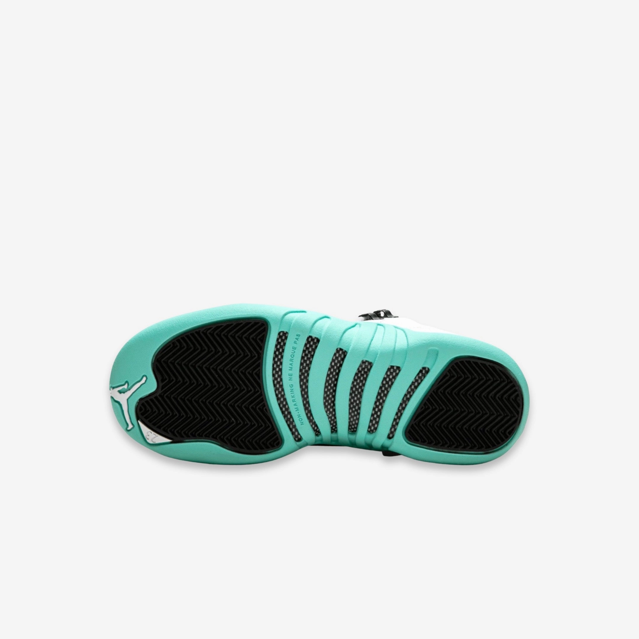(GS) Air Jordan 12 Retro 'Light Aqua' (2018) 510815-100 Air Jordan 12 Game-Ready Sneakers
