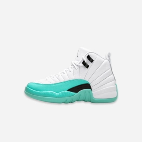 (GS) Air Jordan 12 Retro 'Light Aqua' (2018) 510815-100 Air Jordan 12 performance sneakers for court