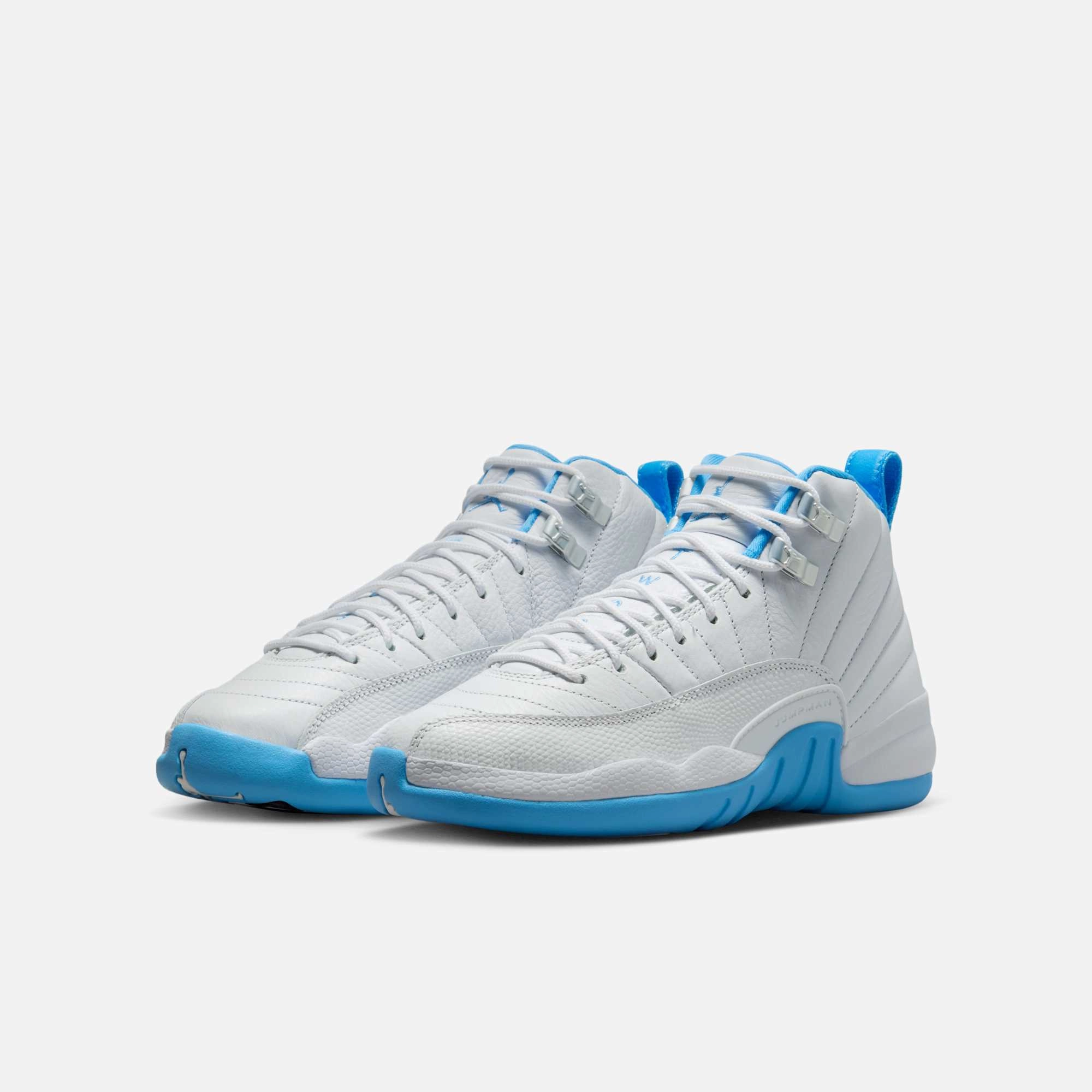 (GS) Air Jordan 12 Retro 'Melo / UNC University Blue' (2025) 153265-112 Air Jordan 12 Game-Ready Sneakers