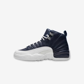 (GS) Air Jordan 12 Retro 'Obsidian' (2012) 153265-410 Air Jordan 12 performance sneakers for court