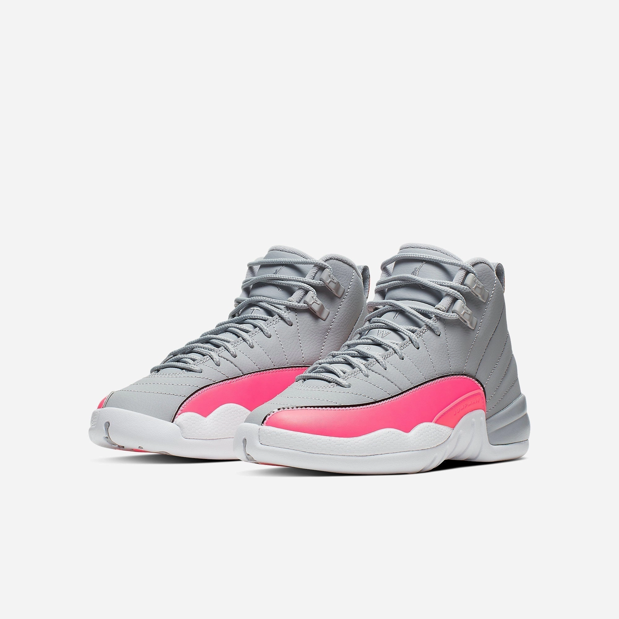 (GS) Air Jordan 12 Retro 'Racer Pink' (2019) 510815-060 Air Jordan 12 Game-Ready Sneakers