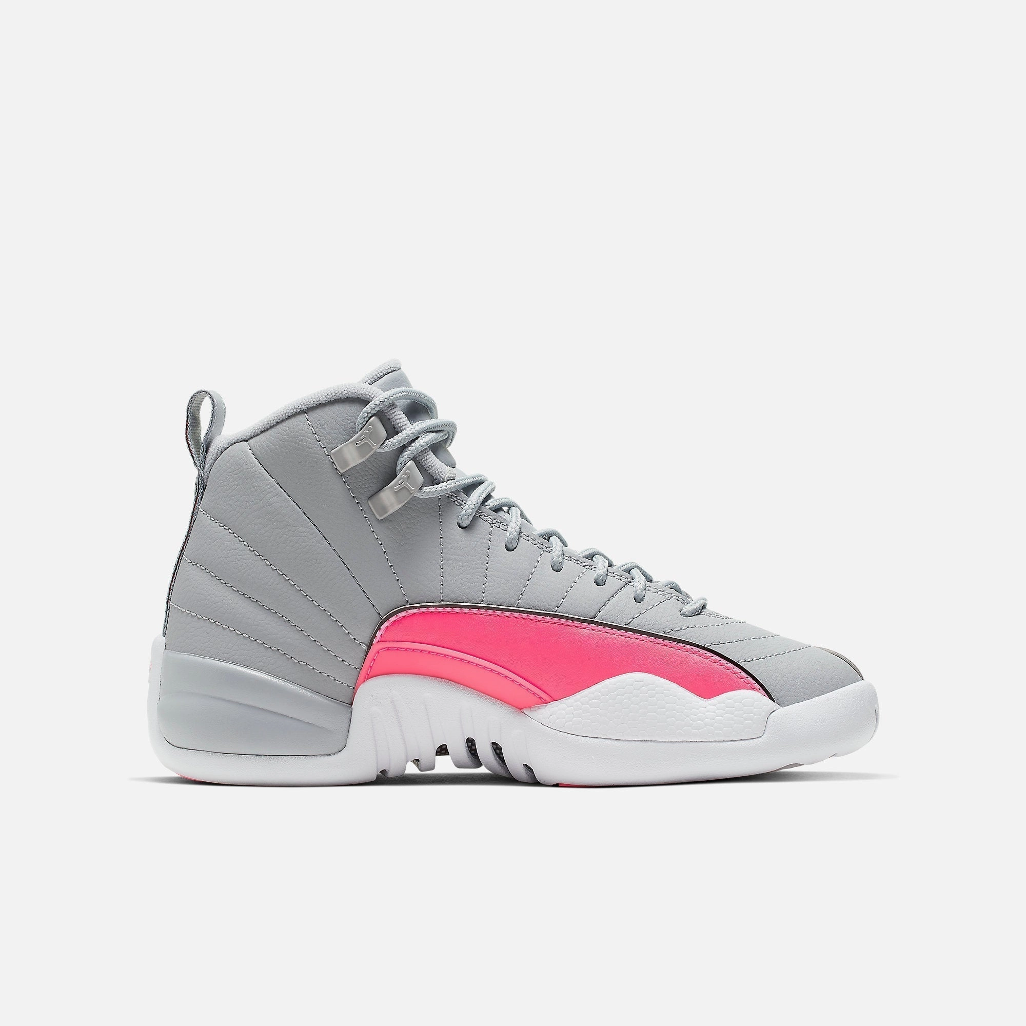 (GS) Air Jordan 12 Retro 'Racer Pink' (2019) 510815-060 Air Jordan 12 Game-Ready Sneakers