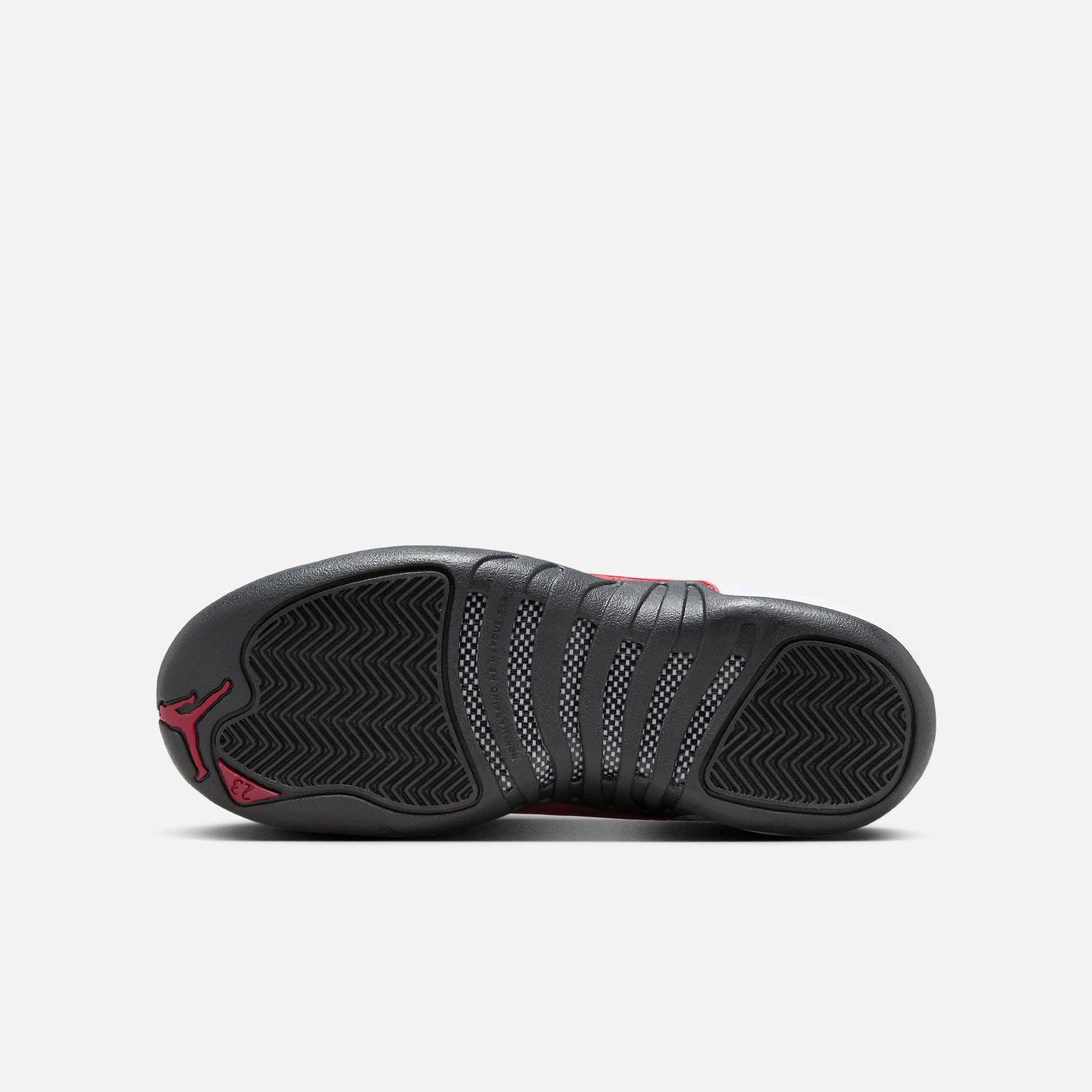 (GS) Air Jordan 12 Retro 'Red Taxi Flip' (2024) 153265-162 Air Jordan 12 Game-Ready Sneakers