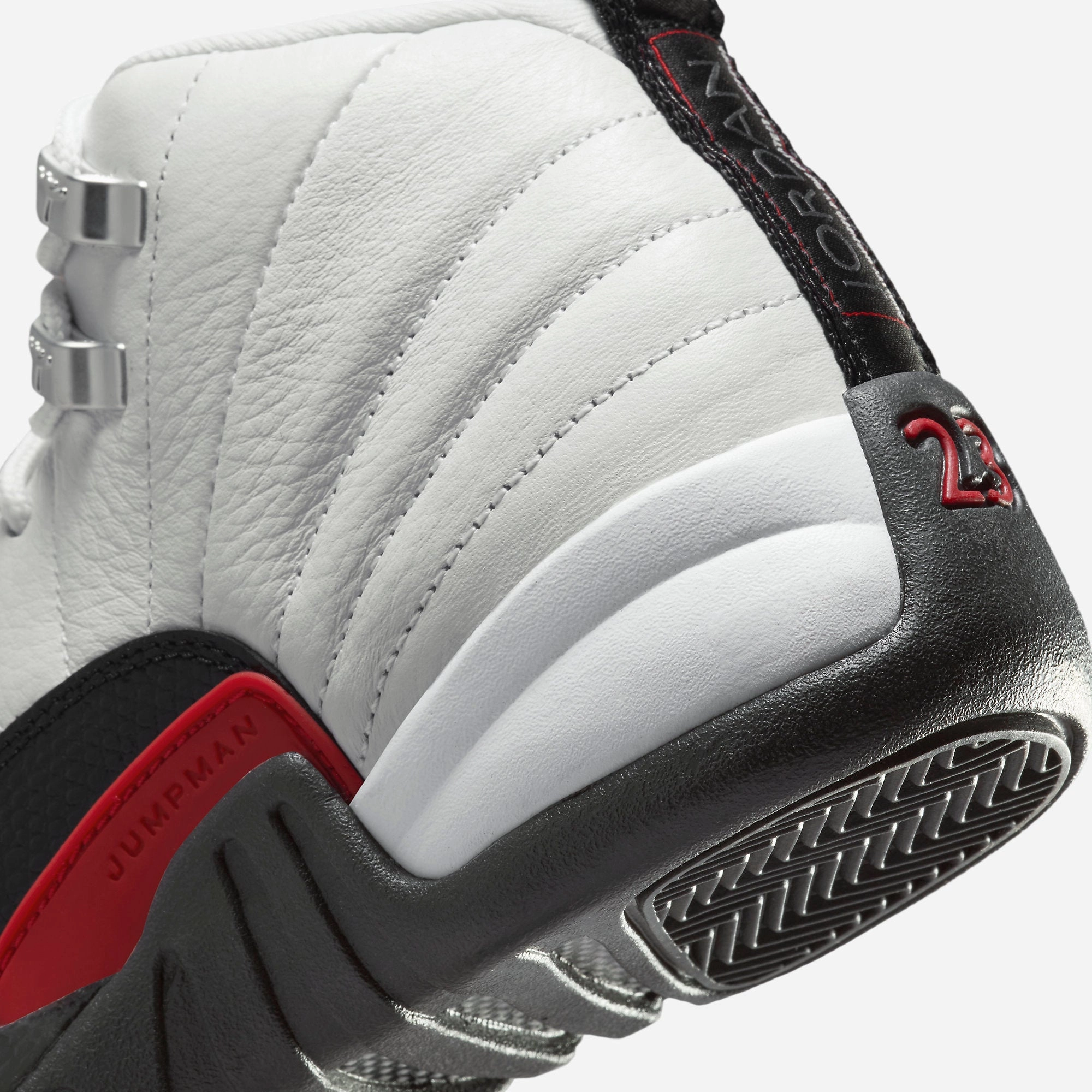 (GS) Air Jordan 12 Retro 'Red Taxi Flip' (2024) 153265-162 Air Jordan 12 Game-Ready Sneakers