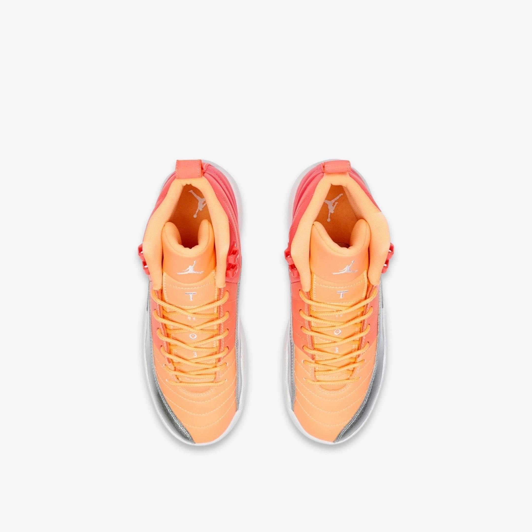 (GS) Air Jordan 12 Retro 'Sunrise' (2019) 510815-601 Air Jordan 12 Game-Ready Sneakers