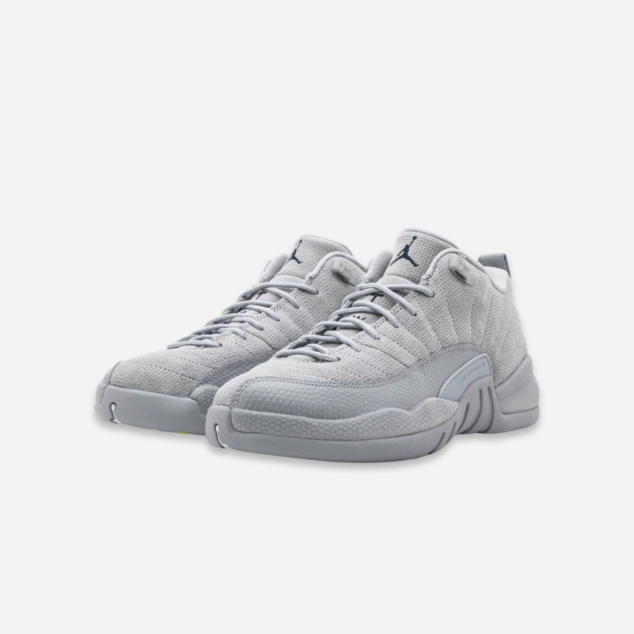 (GS) Air Jordan 12 Retro Low 'Wolf Grey' (2017) 308305-002 Air Jordan 12 Game-Ready Sneakers