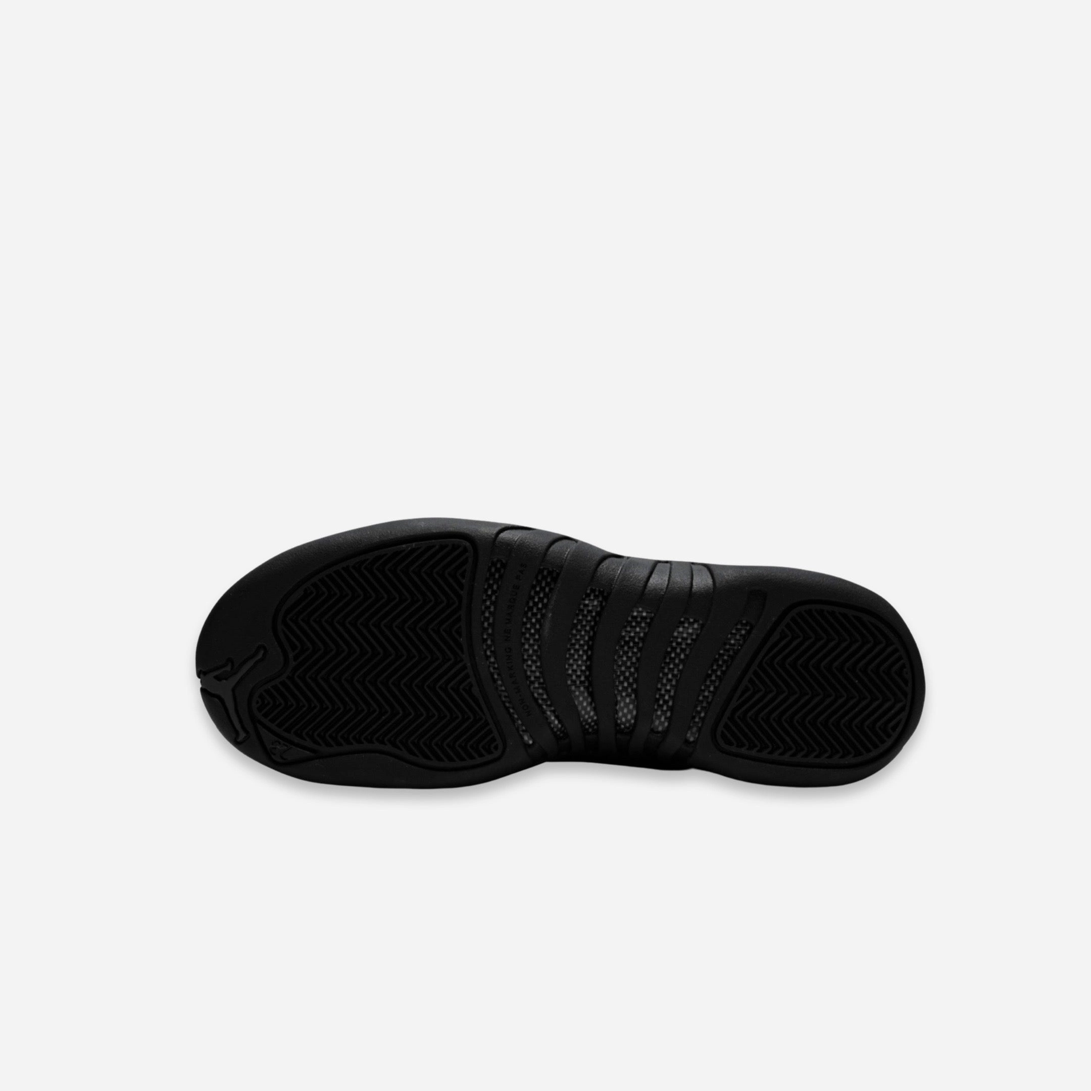 (GS) Air Jordan 12 Retro WNTR 'Winterized Black' (2018) BQ6852-001 Air Jordan 12 Game-Ready Sneakers