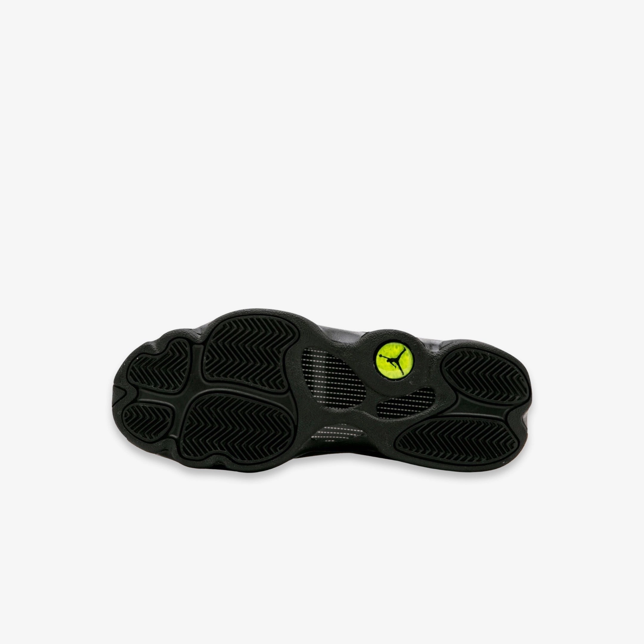 (GS) Air Jordan 13 Retro 'Black Cat' (2017) 884129-011 Air Jordan 13 Bold Sole Basketball Shoes
