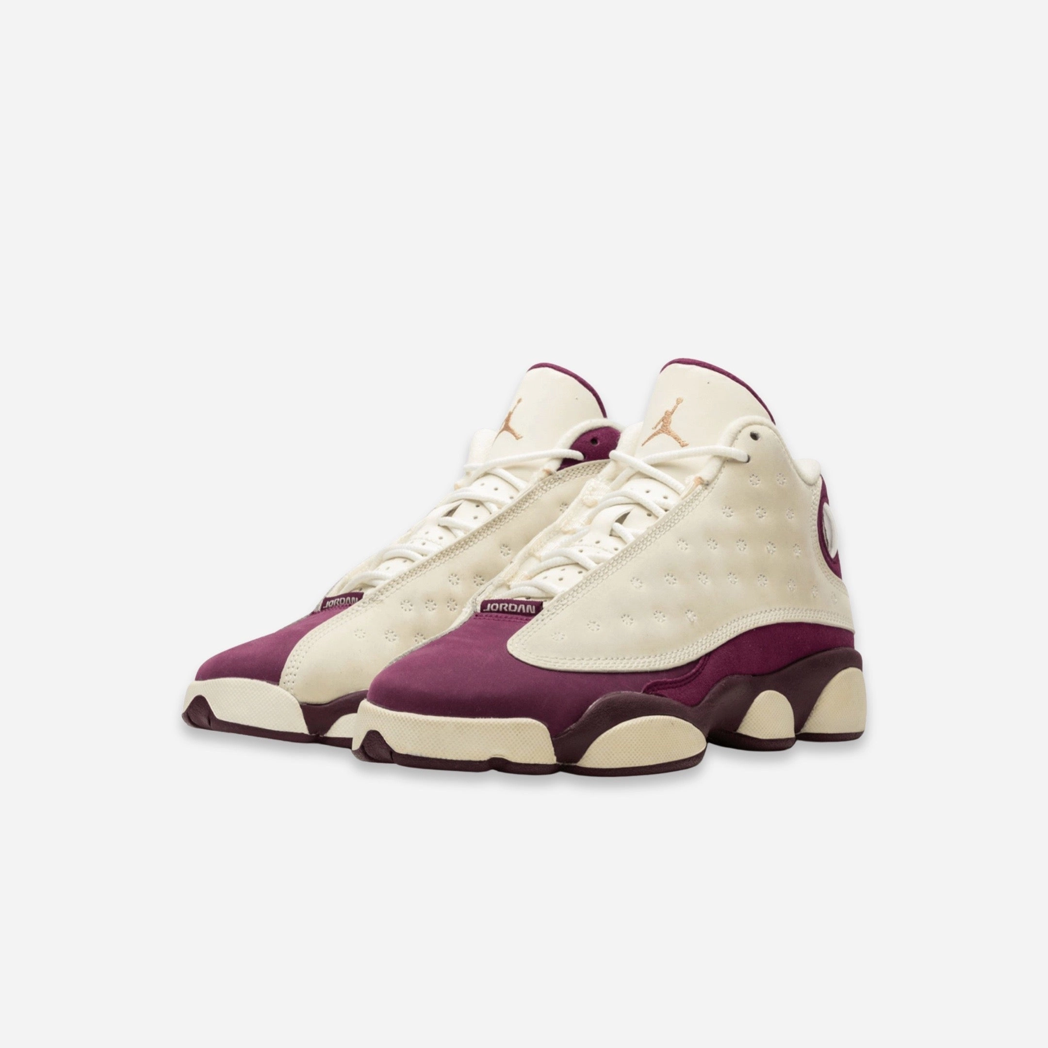 (GS) Air Jordan 13 Retro 'Bordeaux' (2017) 439358-112 Air Jordan 13 Bold Sole Basketball Shoes
