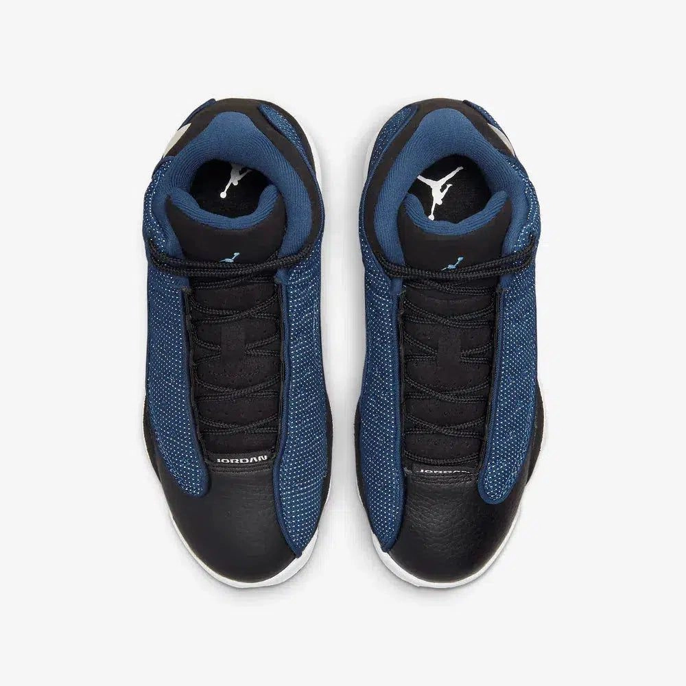 (GS) Air Jordan 13 Retro 'Brave Blue' (2022) 884129-400 Air Jordan 13 Bold Sole Basketball Shoes