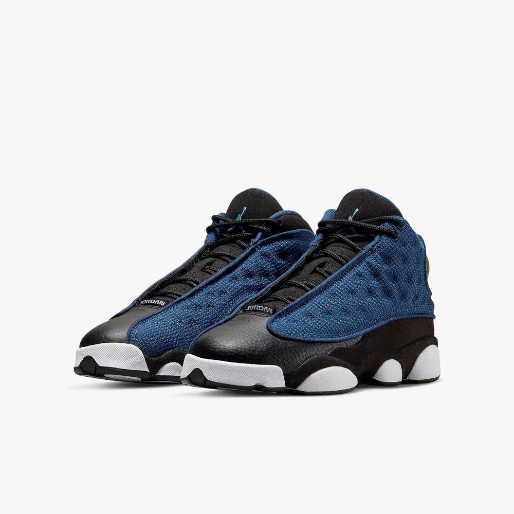 (GS) Air Jordan 13 Retro 'Brave Blue' (2022) 884129-400 Air Jordan 13 Bold Sole Basketball Shoes