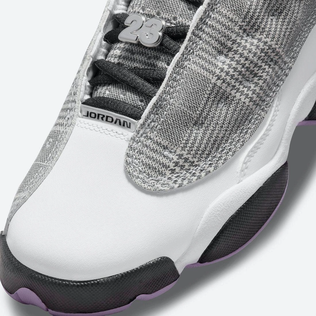 (GS) Air Jordan 13 Retro 'Houndstooth' (2021) DN3938-015 Air Jordan 13 Bold Sole Basketball Shoes