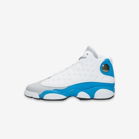 (GS) Air Jordan 13 Retro 'Italy Blue' (2017) 439358-107 Air Jordan 13 shoes with bold midsole design
