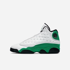 (GS) Air Jordan 13 Retro 'Lucky Green / Boston Celtics' (2020) DB6536-113 Air Jordan 13 shoes with bold midsole design