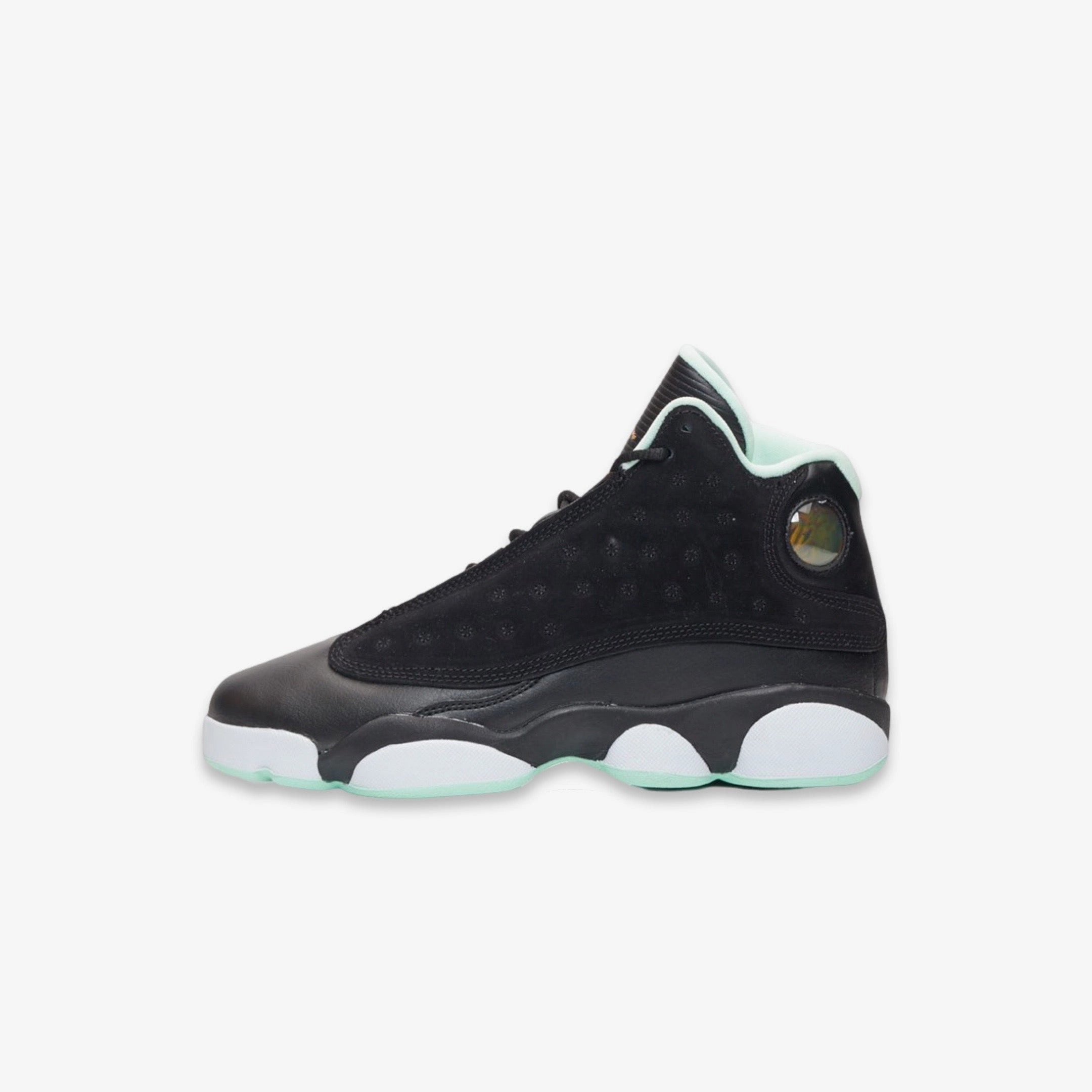 (GS) Air Jordan 13 Retro 'Mint Foam' (2017) 439358-015 Air Jordan 13 shoes with bold midsole design