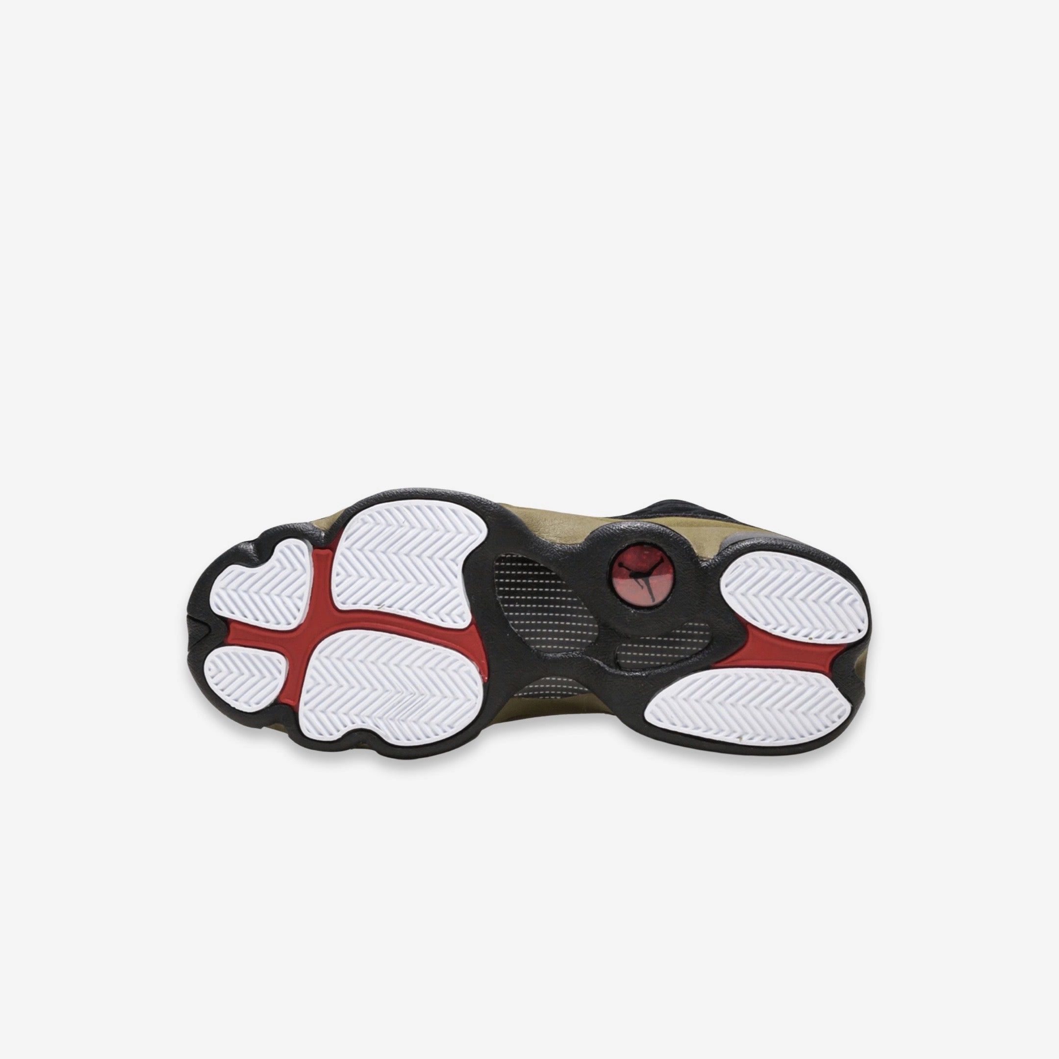 (GS) Air Jordan 13 Retro 'Olive' (2018) 884129-006 Air Jordan 13 Bold Sole Basketball Shoes