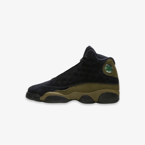 (GS) Air Jordan 13 Retro 'Olive' (2018) 884129-006 Air Jordan 13 shoes with bold midsole design
