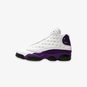 (GS) Air Jordan 13 Retro 'Rivals Lakers' (2019) 884129-105 Air Jordan 13 shoes with bold midsole design