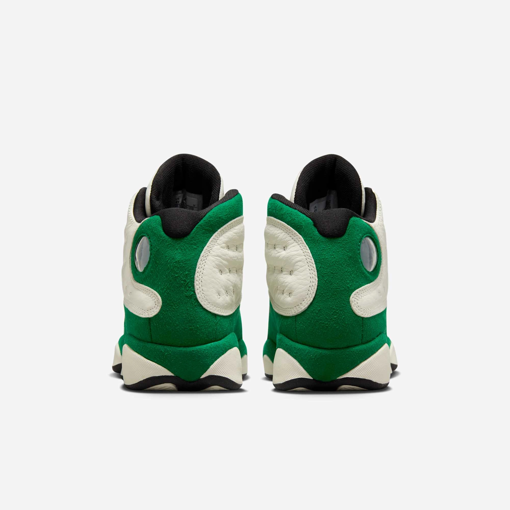 (GS) Air Jordan 13 Retro 'Sail / Pine Green' (2025) HQ0780-103 Air Jordan 13 Bold Sole Basketball Shoes