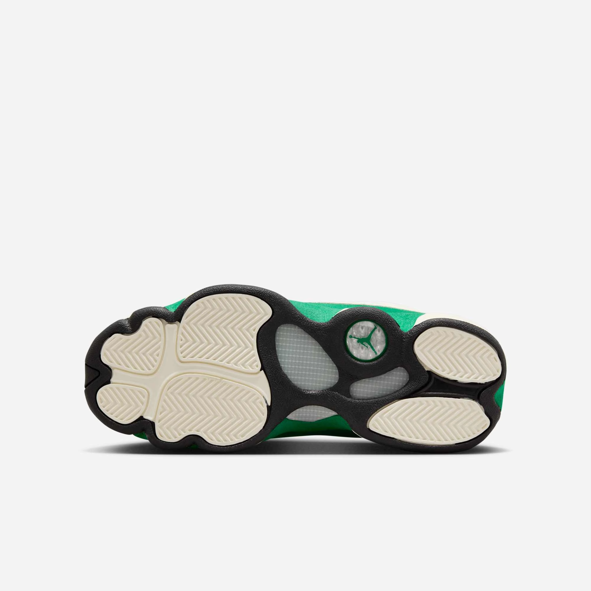 (GS) Air Jordan 13 Retro 'Sail / Pine Green' (2025) HQ0780-103 Air Jordan 13 Bold Sole Basketball Shoes