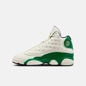 (GS) Air Jordan 13 Retro 'Sail / Pine Green' (2025) HQ0780-103 Air Jordan 13 shoes with bold midsole design