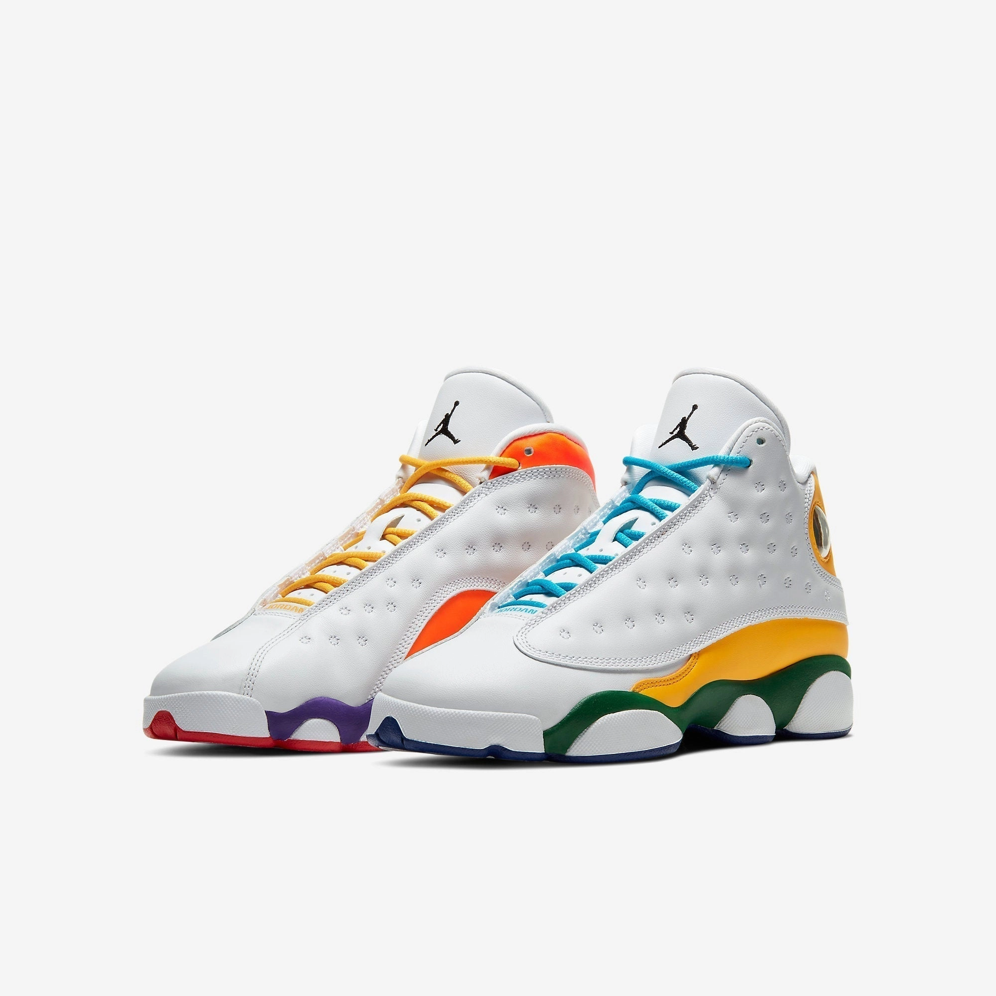 (GS) Air Jordan 13 Retro KSA 'Playground' (2020) CV0785-158 Air Jordan 13 Bold Sole Basketball Shoes