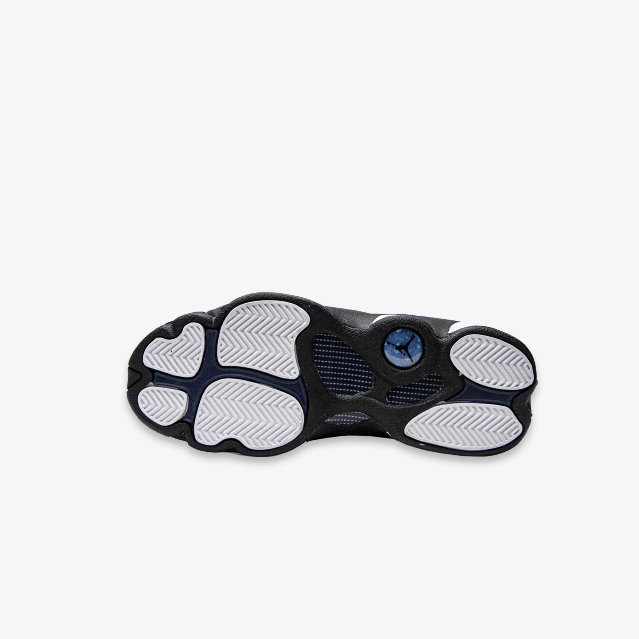 (GS) Air Jordan 13 Retro Low 'Brave Blue' (2017) 310811-407 Air Jordan 13 Bold Sole Basketball Shoes