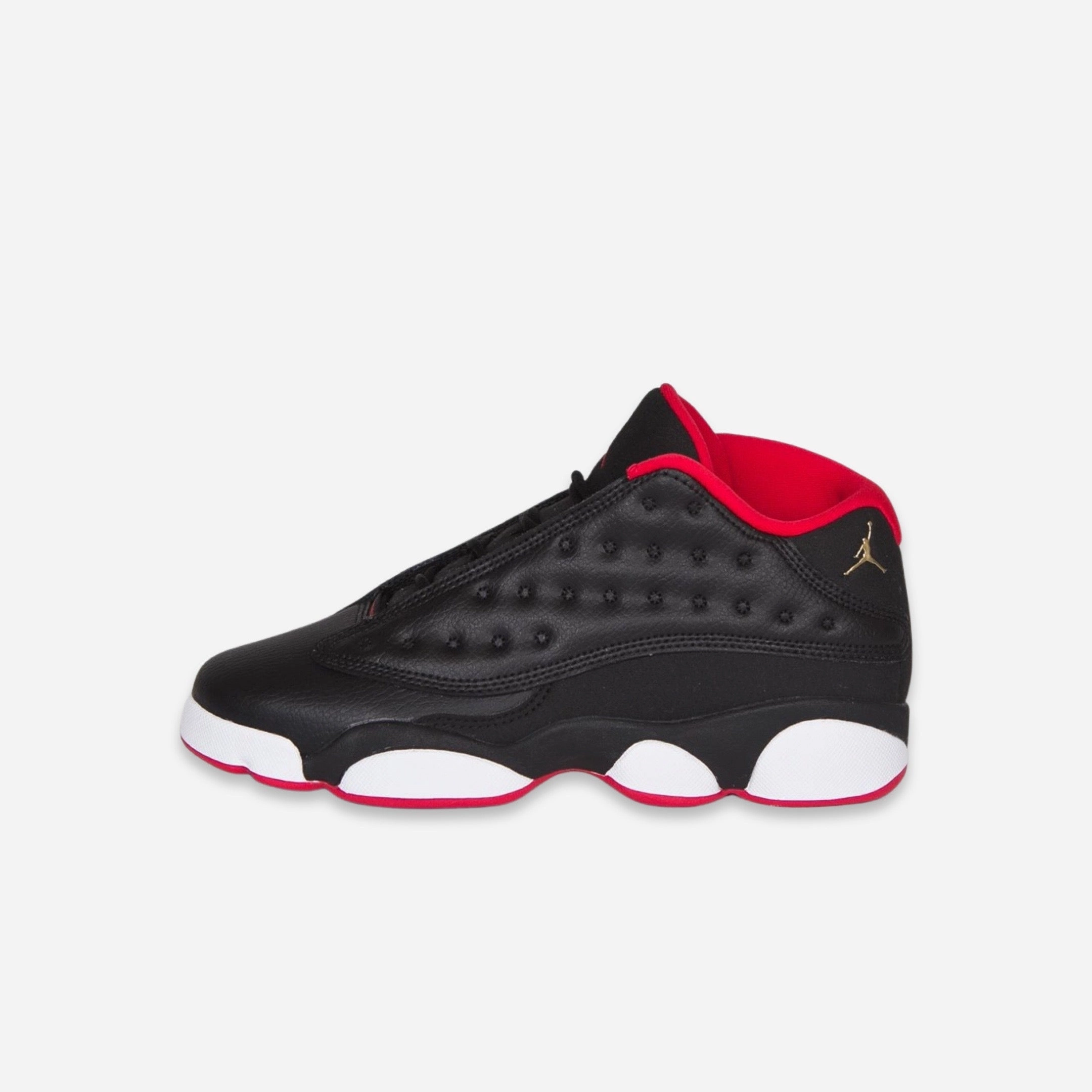 (GS) Air Jordan 13 Retro Low 'Bred' (2015) 310811-027 Air Jordan 13 shoes with bold midsole design