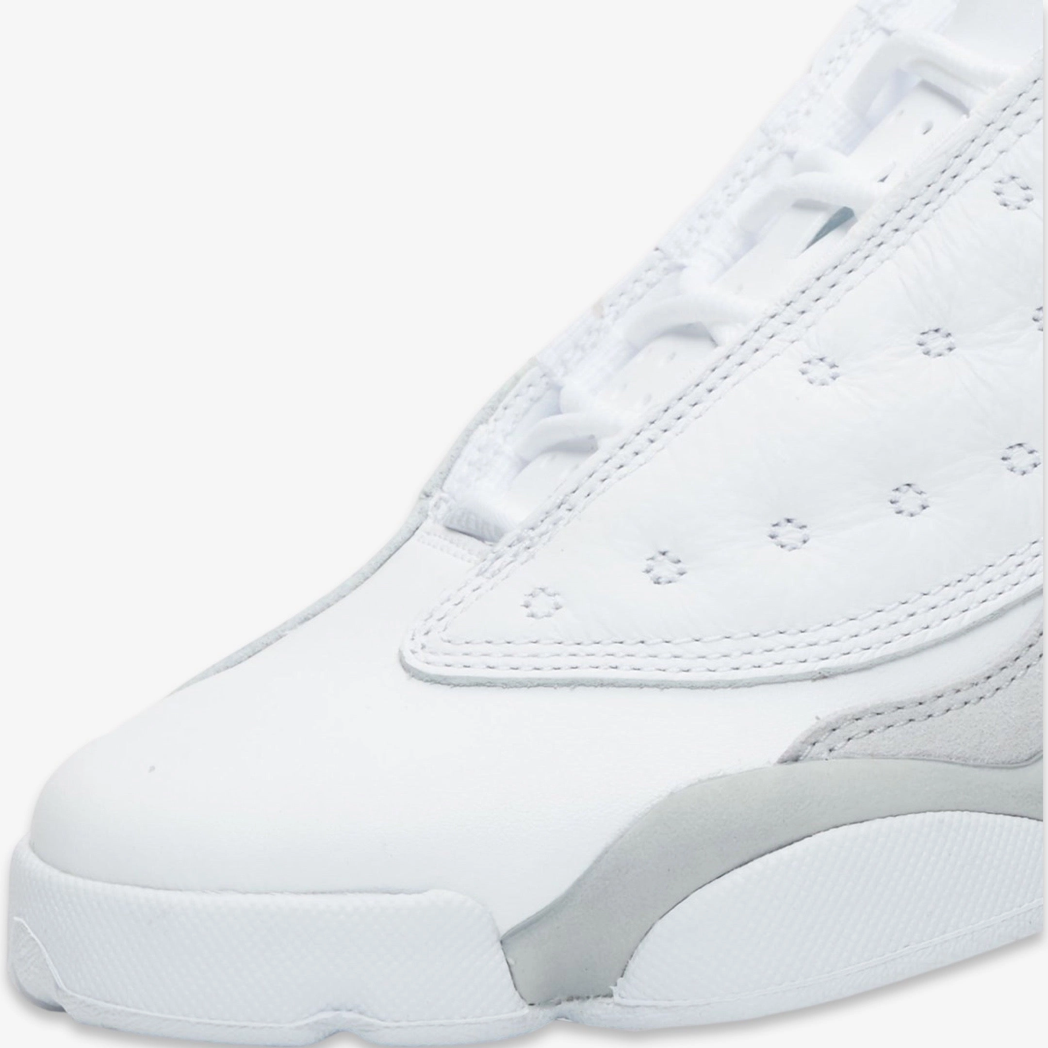 (GS) Air Jordan 13 Retro Low 'Pure Platinum' (2017) 310811-100 Air Jordan 13 Bold Sole Basketball Shoes
