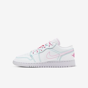(GS) Air Jordan 1 Low 'Aurora Green' (2020) 554723-101 Stylish Air Jordan 1 in classic design
