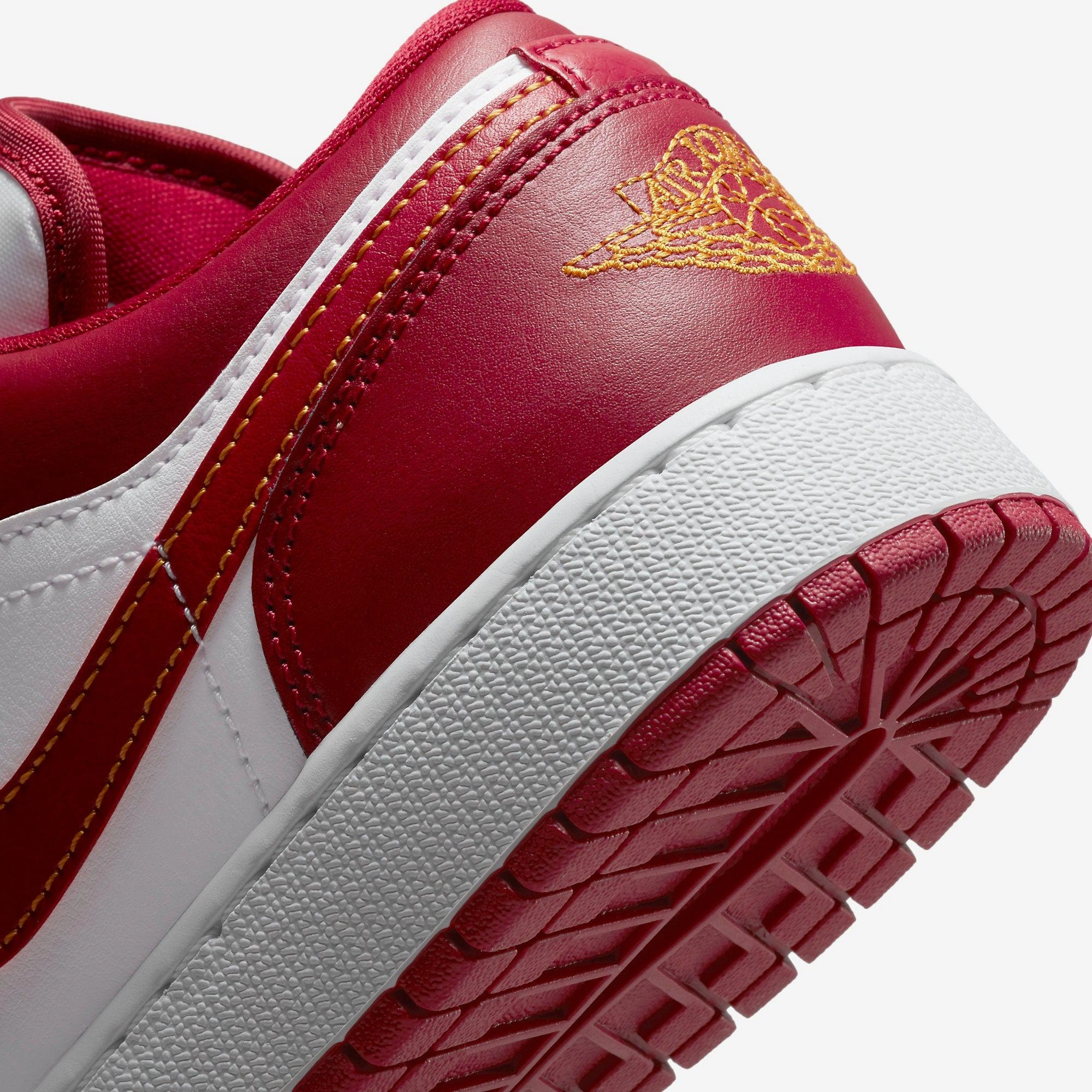 (GS) Air Jordan 1 Low 'Championship Red' (2022) 553560-607 Air Jordan 1 Timeless Heritage Shoes
