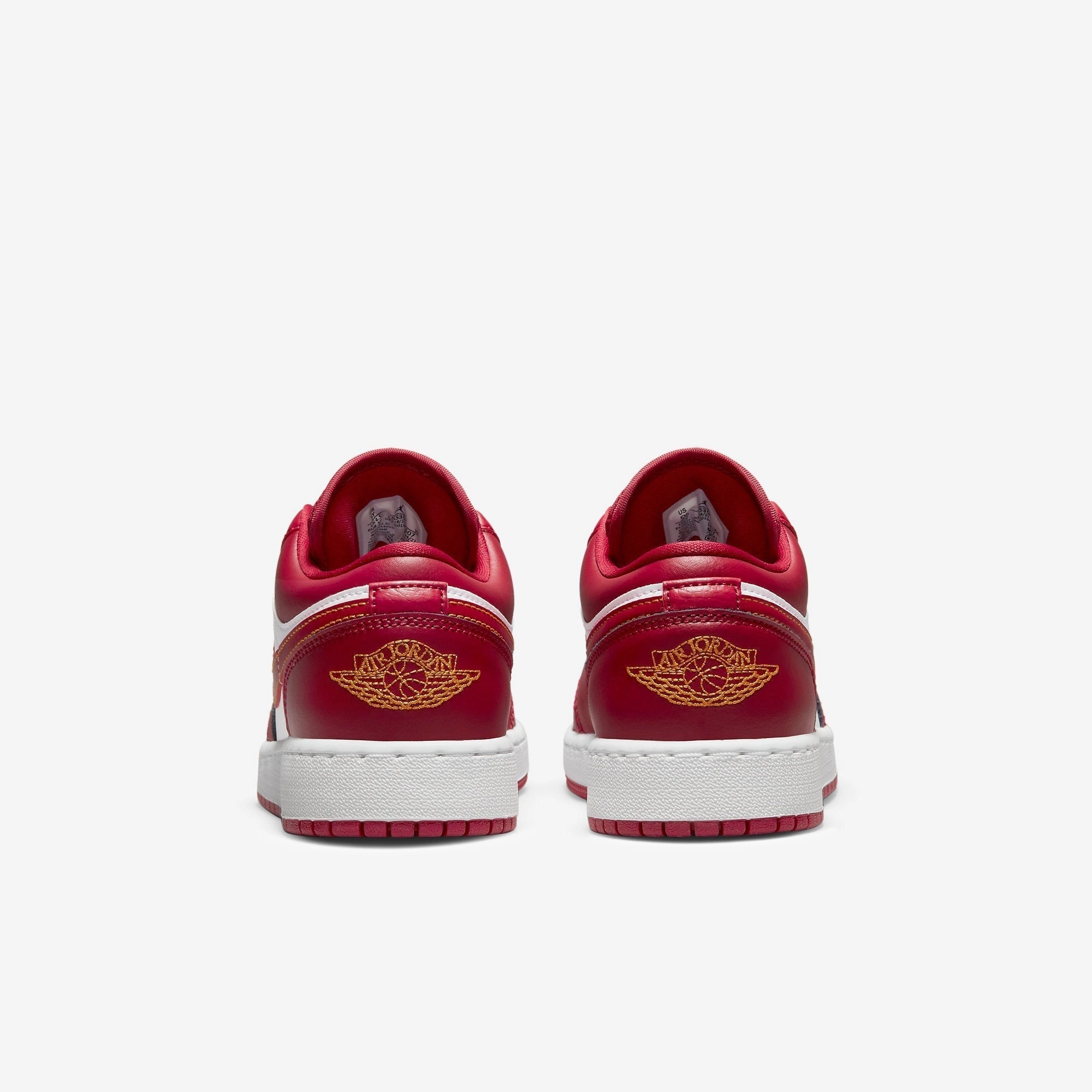 (GS) Air Jordan 1 Low 'Championship Red' (2022) 553560-607 Air Jordan 1 Timeless Heritage Shoes