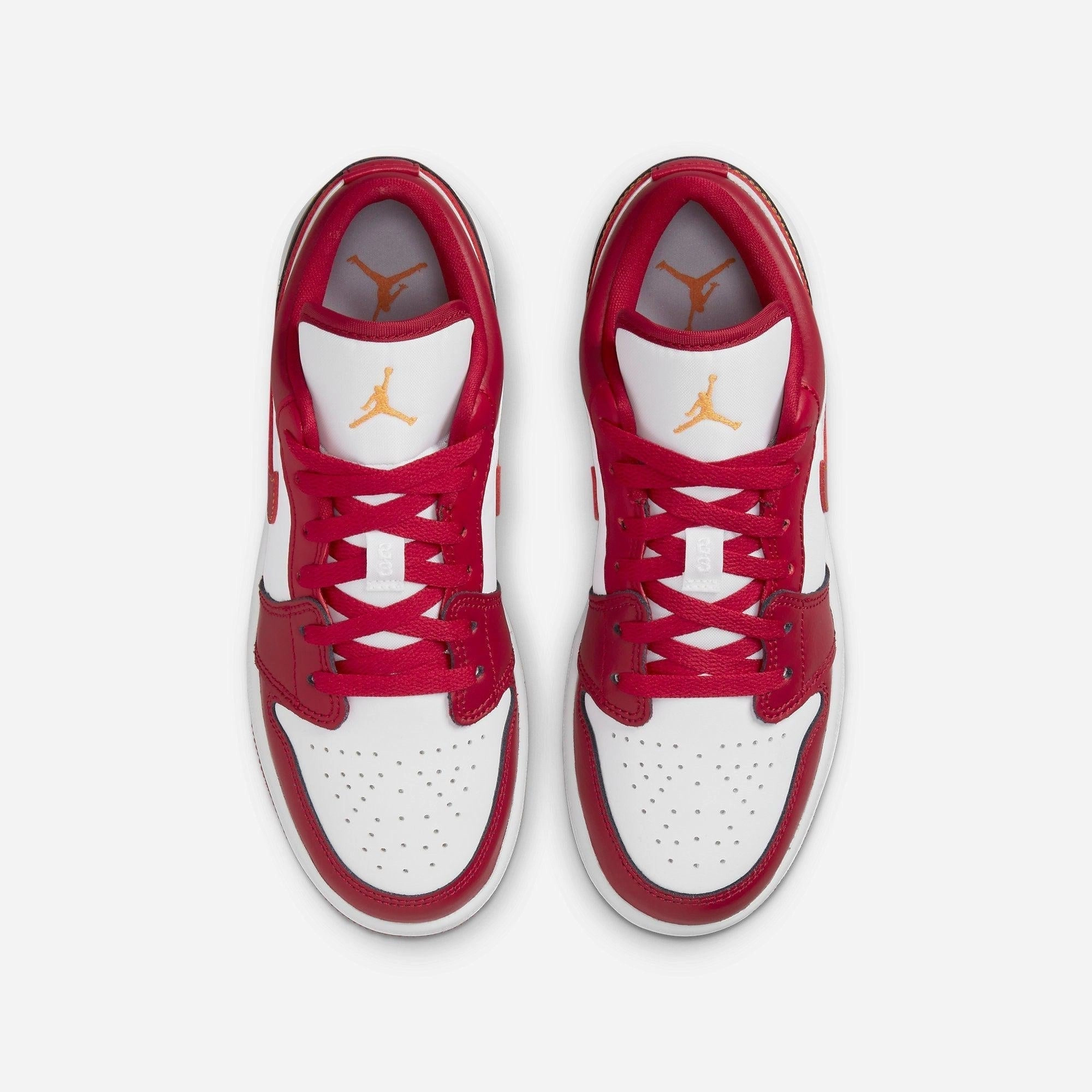 (GS) Air Jordan 1 Low 'Championship Red' (2022) 553560-607 Air Jordan 1 Timeless Heritage Shoes