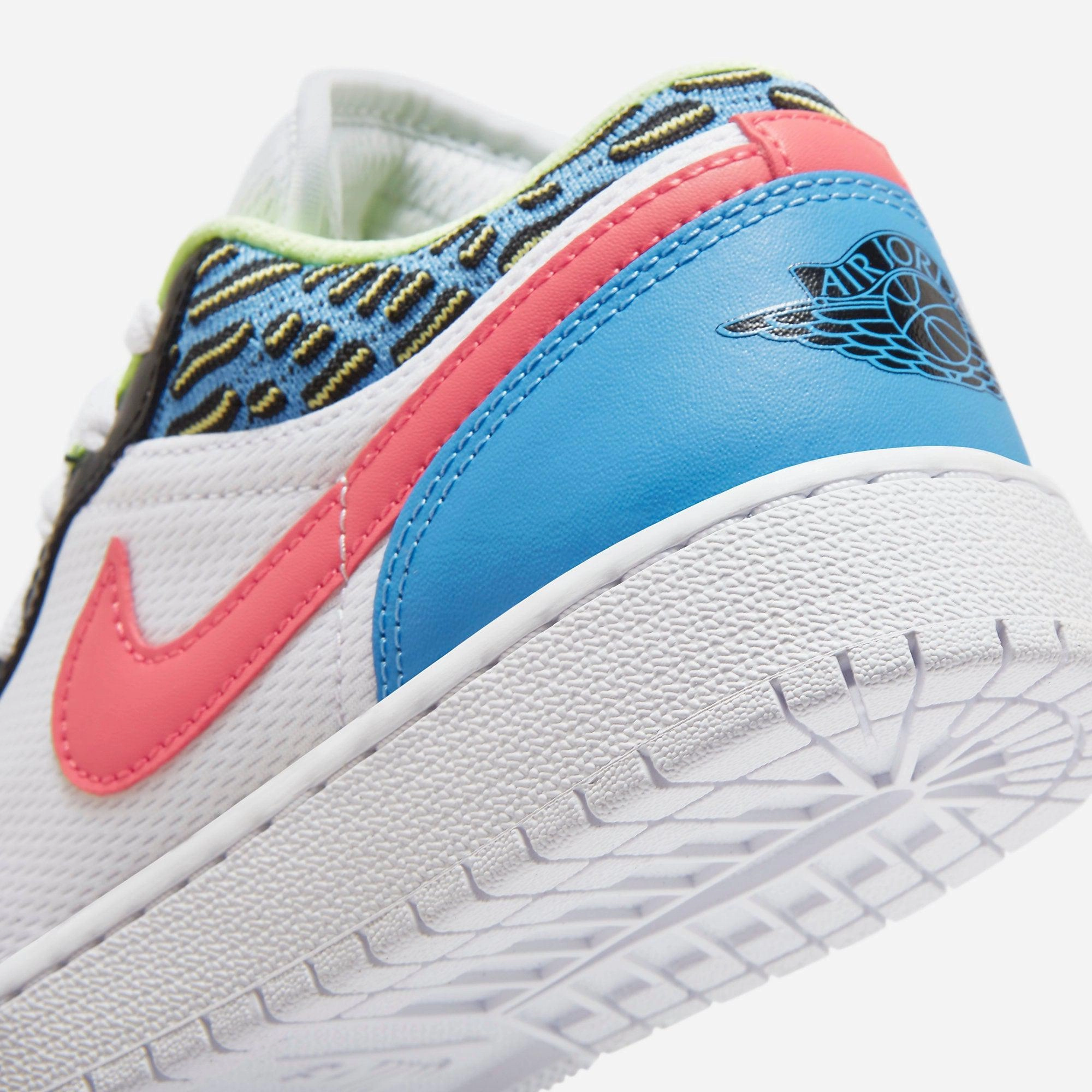 (GS) Air Jordan 1 Low 'Children's Art / Funky Patterns' (2021) DH5927-006 Air Jordan 1 Signature Look Sneakers